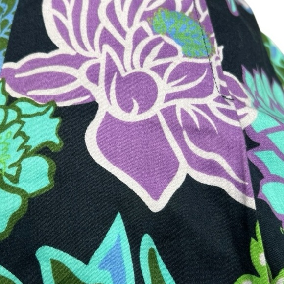 Attention Lightweight Floral Side Zip Almost Vintage Skirt Size 14 - Picture 3 of 7